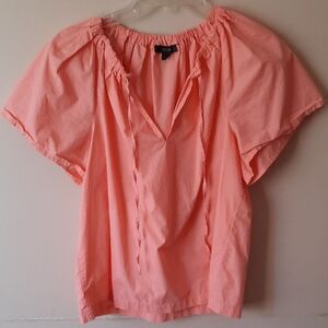 J. Crew Coral Blouse